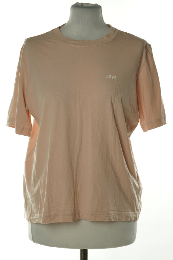 Koszulka jasnoróżowa, LOVE - H&M zdjęcie 1
