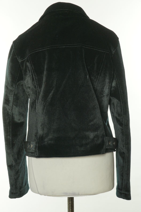 Kurtka czarna welurowa - BODYFLIRT zdjęcie 2