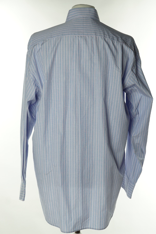 Koszula niebieska w różowe paski - ALEXANDRE MATTIUSSI zdjęcie 2