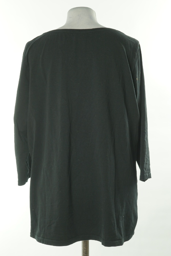 Bluzka czarna gładka - H&M zdjęcie 2