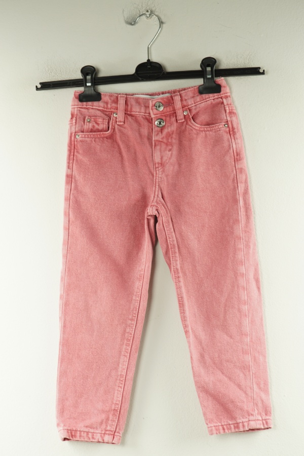 Spodnie jeansowe różowe - DENIM CO. zdjęcie 1