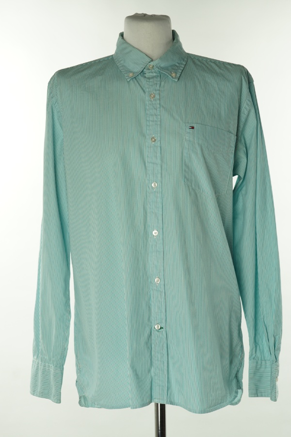 Koszula niebiesko - biała w paski - TOMMY HILFIGER zdjęcie 1