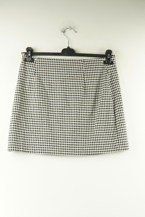 Spódnica czarno - biała pepitka - H&M zdjęcie 2