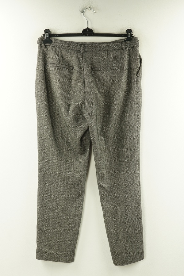 Spodnie czarno białe w jodełkę, H&M - H&M zdjęcie 2