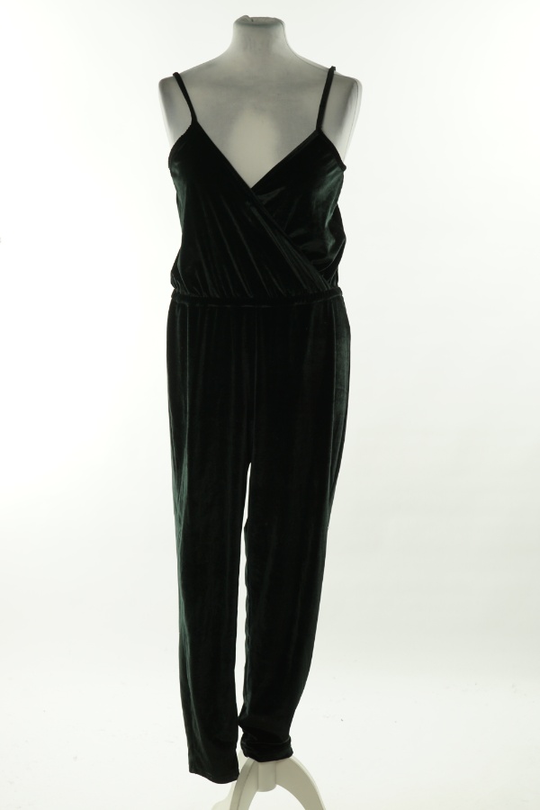 Kombinezon czarny welurowy - TOPSHOP zdjęcie 1