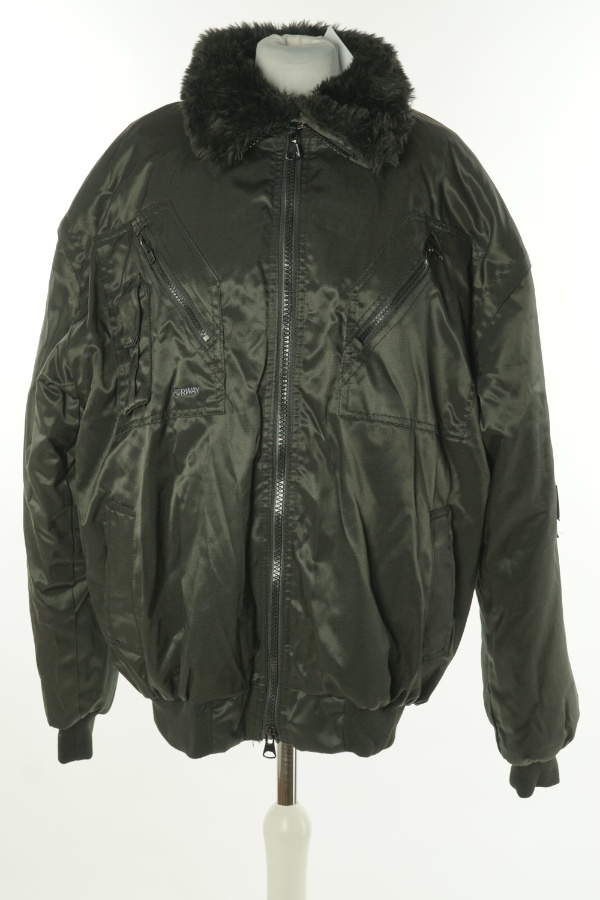 Kurtka czarna z odpinanym ociepleniem - BRAK METKI Z NAZWĄ PRODUCENTA zdjęcie 1