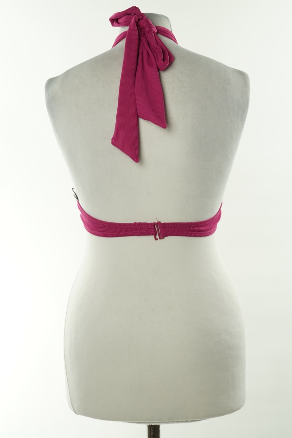 Góra od bikini fioletowa wiązana na szyję - PRIMARK zdjęcie 2
