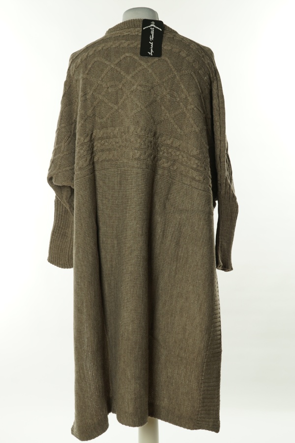 Sukienka beżowa sweterkowa - INSIRAH zdjęcie 2