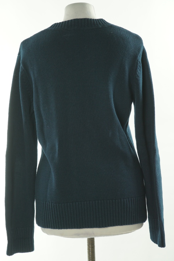 Sweter granatowy w romby - ISOLDE zdjęcie 2