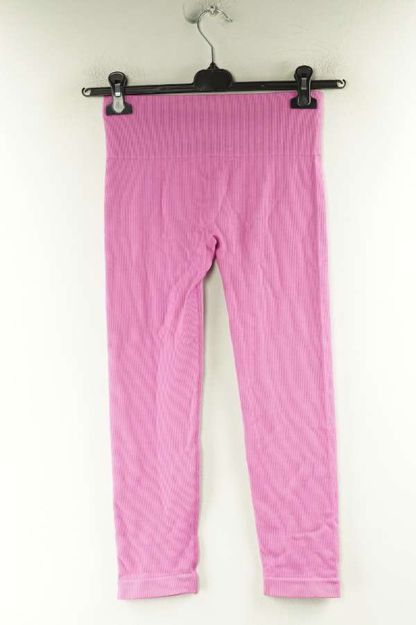 Legginsy różowe prążkowane 3/4 - PRIMARK zdjęcie 2