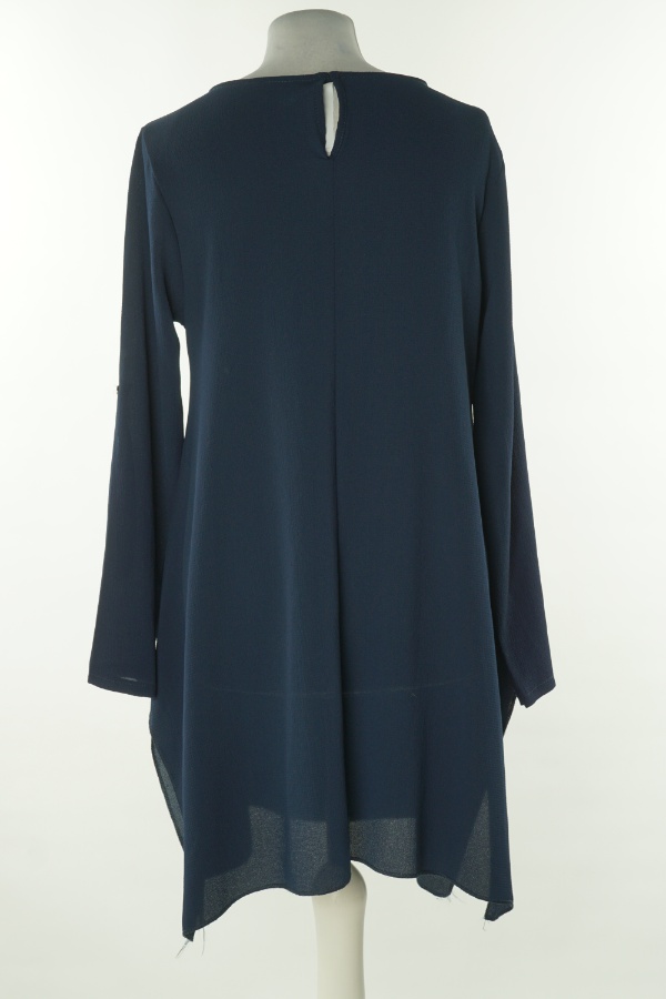 Tunika granatowa z łańcuszkiem - BRAK METKI Z NAZWĄ PRODUCENTA zdjęcie 2