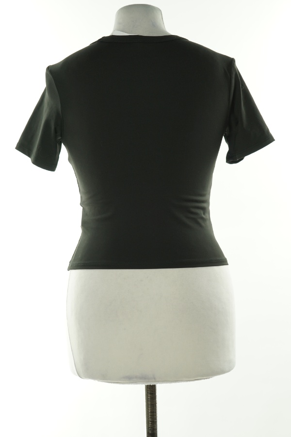 Koszulka czarna gładka - H&M zdjęcie 2