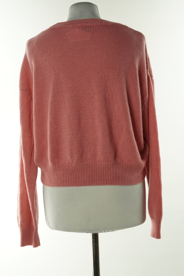 Sweter różowy krótki  - H&M zdjęcie 2