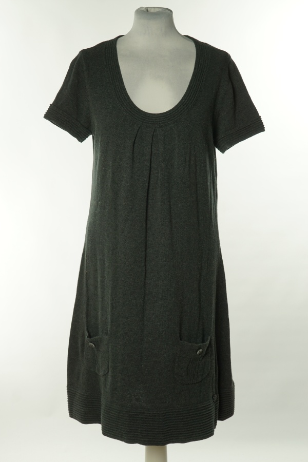 Sukienka szara sweterkowa - STREET ONE zdjęcie 1