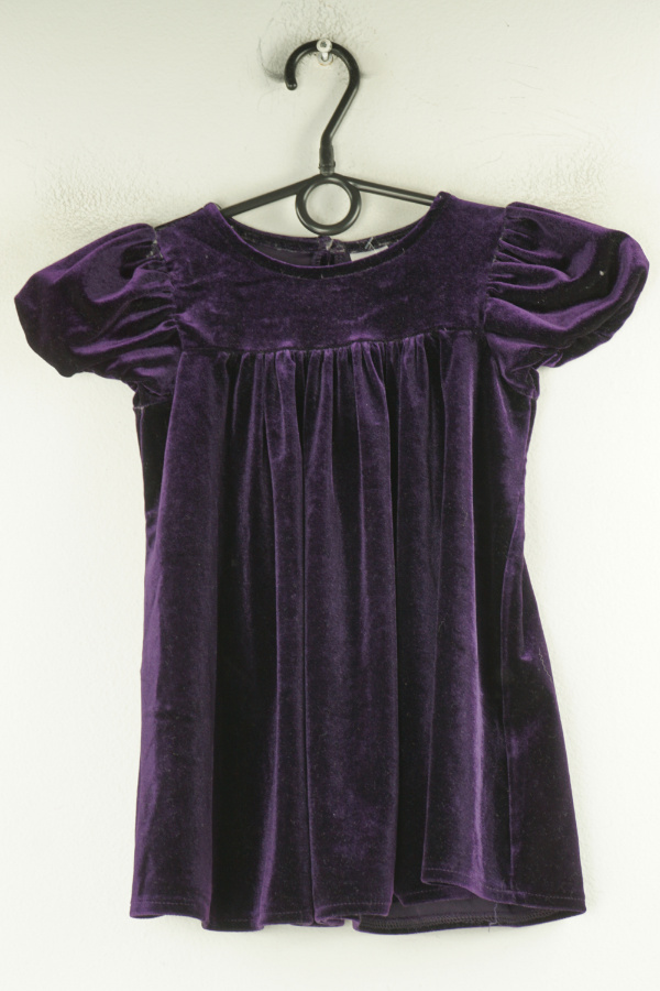 Sukienka welurowa fioletowa - NEXT zdjęcie 1