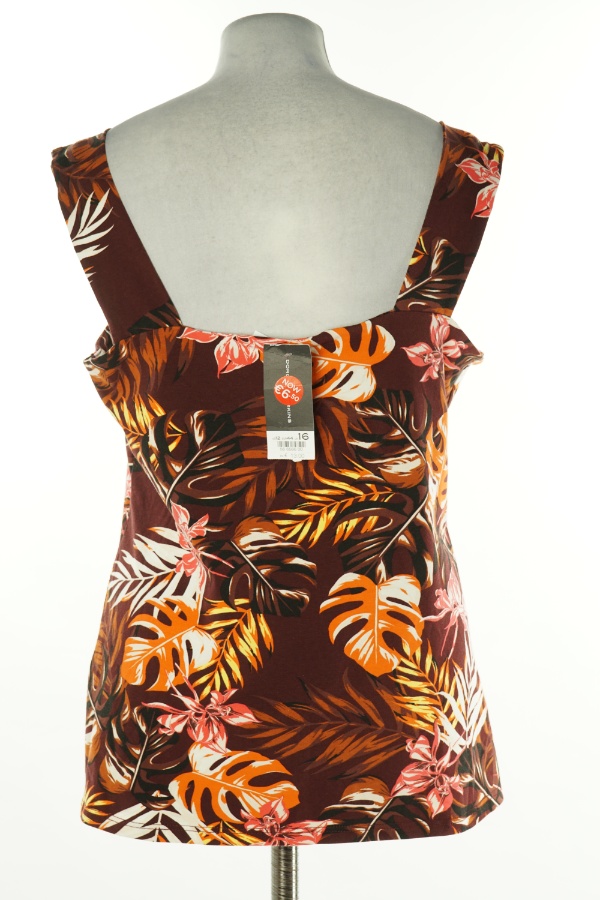 Koszulka bordowa w liście - DOROTHY PERKINS zdjęcie 2