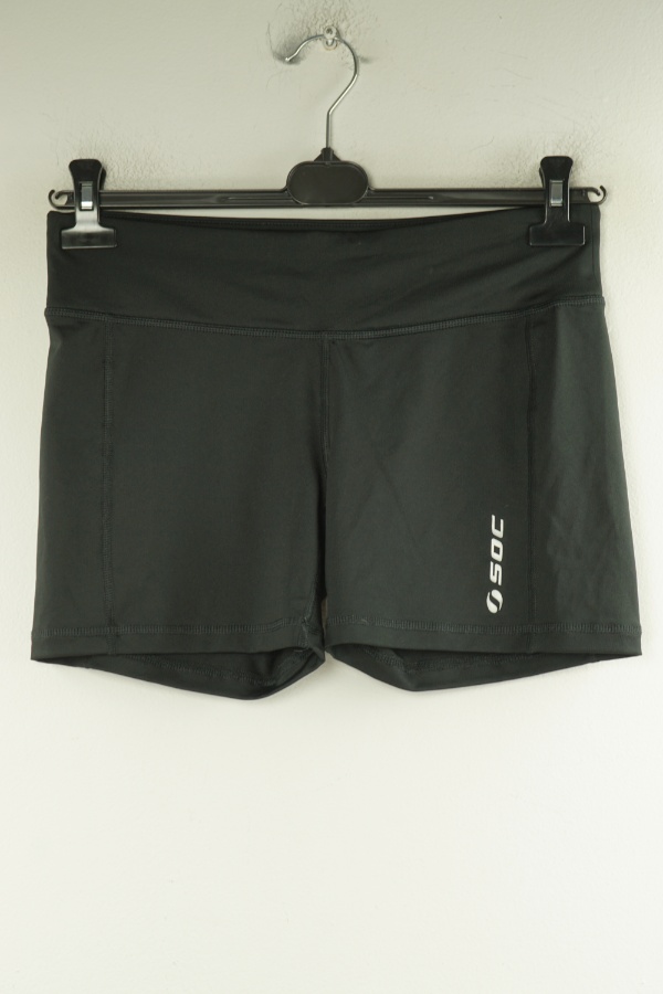Krótkie spodenki sportowe czarne - SOC zdjęcie 1