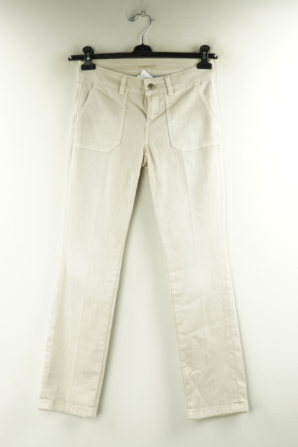 Spodnie beżowe jeansowe - ESPRIT zdjęcie 1