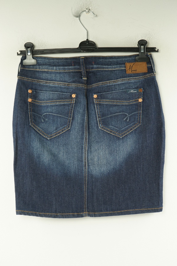Spódnica jeansowa granatowa - MAVI JEANS CO zdjęcie 2