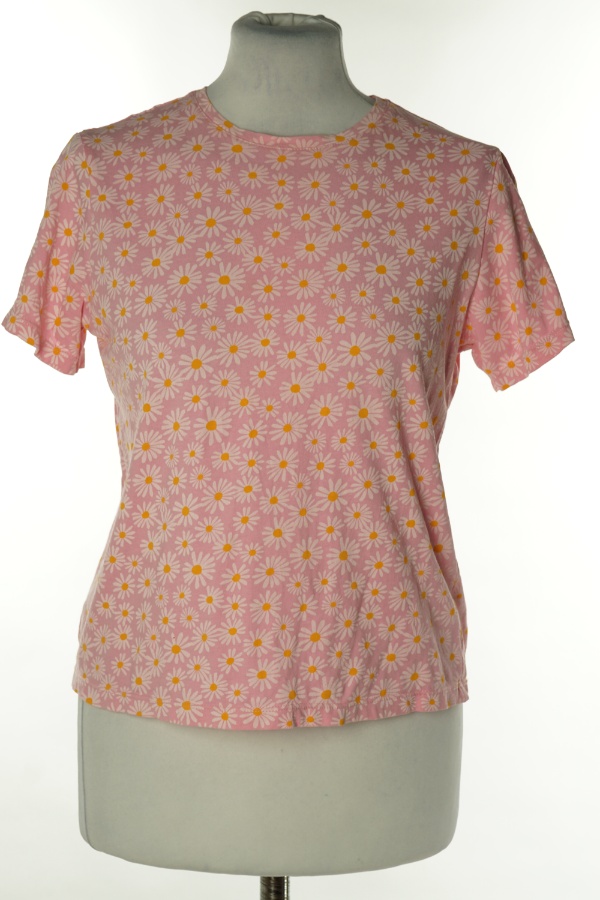 Koszulka różowa w stokrotki - DUNNES STORES zdjęcie 1