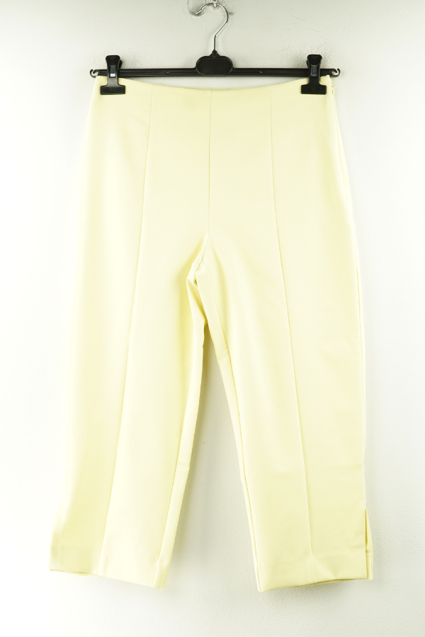 Spodnie jasnożółte 7/8 H&M - H&M zdjęcie 1