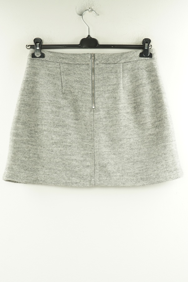 Spódnica szara sweterkowa - NEW LOOK zdjęcie 2