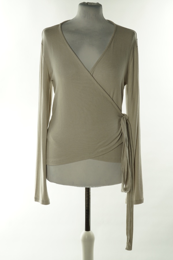 Bluzka beżowa ażurowa - LAGER 157 zdjęcie 1