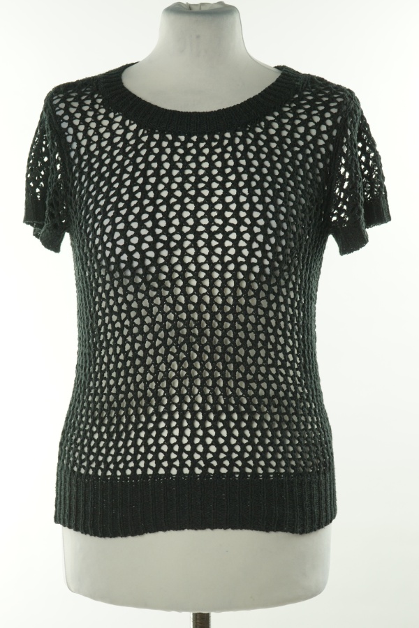 Bluzka sweterkowa czarna, H&M - H&M zdjęcie 1