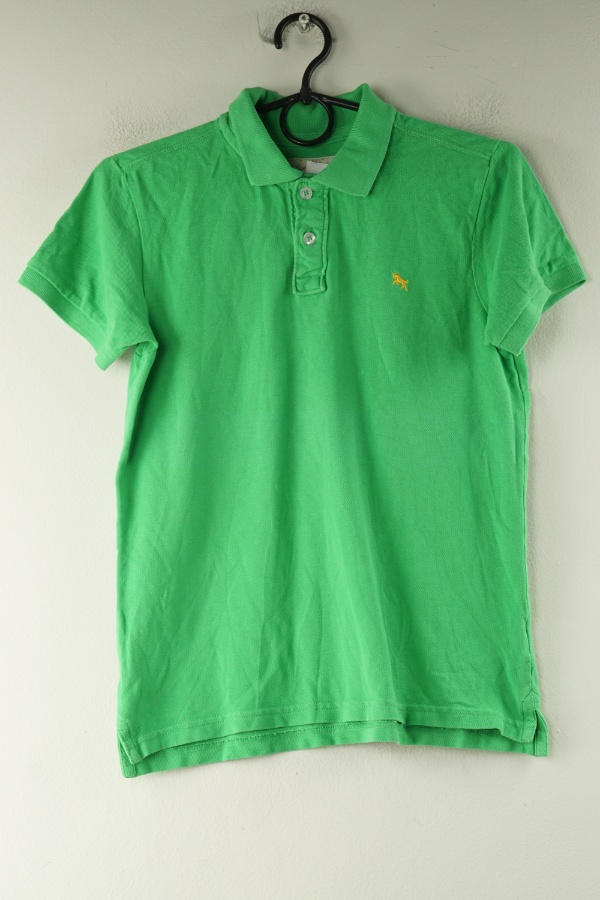 Koszulka polo zielona - H&M zdjęcie 1