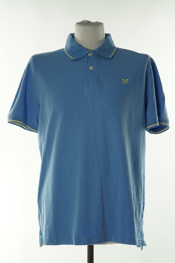 Koszulka polo niebieska - CREW CLOTHING COMPANY zdjęcie 1