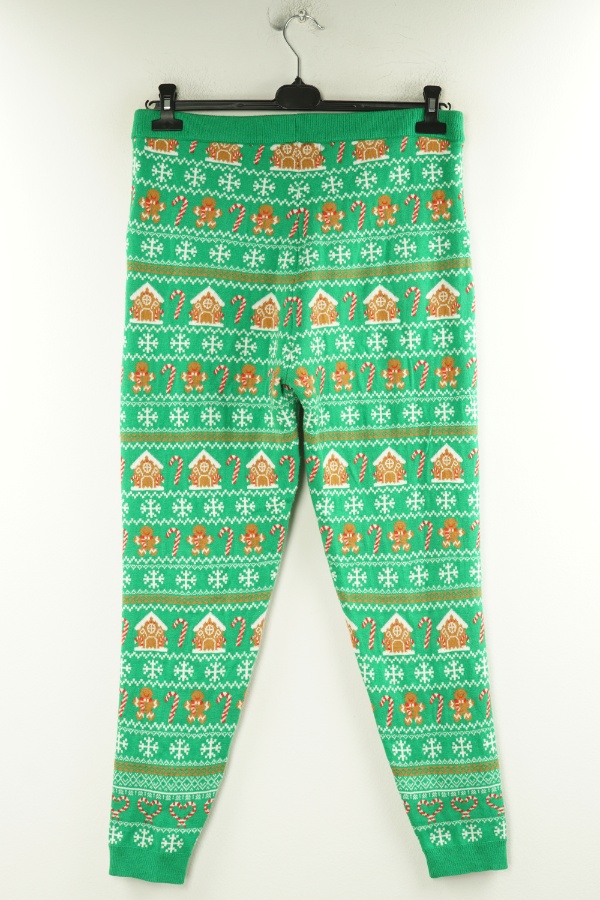 Spodnie zielonwe sweterkowe świąteczne - PRIMARK zdjęcie 2