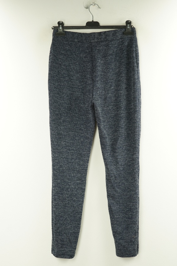 Spodnie sweterkowe granatowe - TU zdjęcie 2