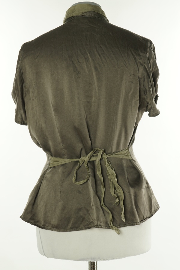 Koszula ciemnozielona z paskiem - BANDOLERA zdjęcie 2