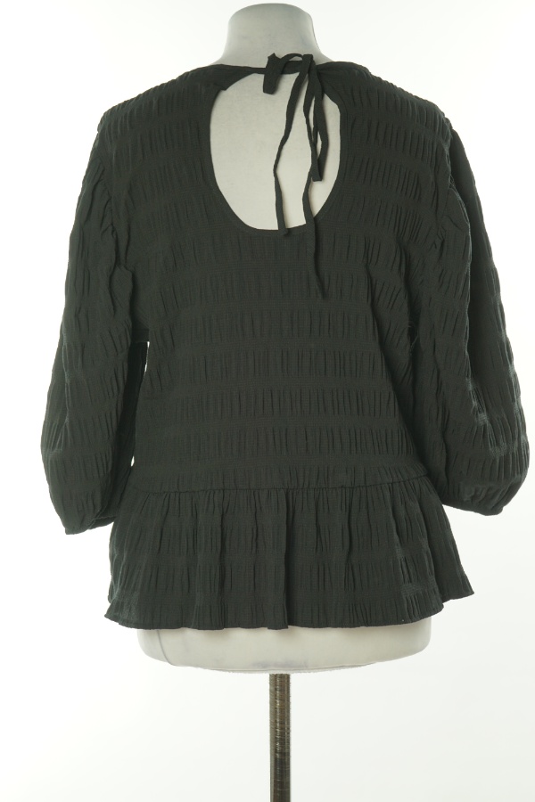 Bluzka czarna z efektem gniecenia - PRIMARK zdjęcie 2