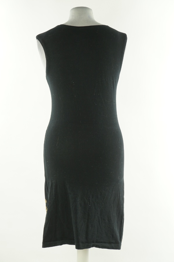 Sukienka czarna w złote romby - BRAK METKI Z NAZWĄ PRODUCENTA zdjęcie 2