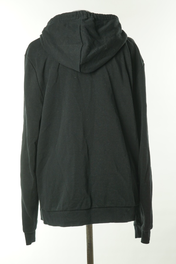 Bluza czarna z kapturem - CRANE zdjęcie 2