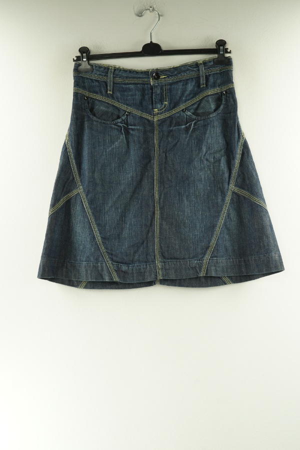 Spódnica granatowa jeansowa - H&M zdjęcie 1