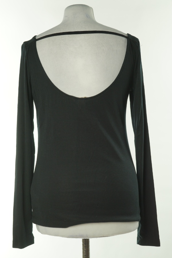 Bluzka czarna gładka - H&M zdjęcie 2