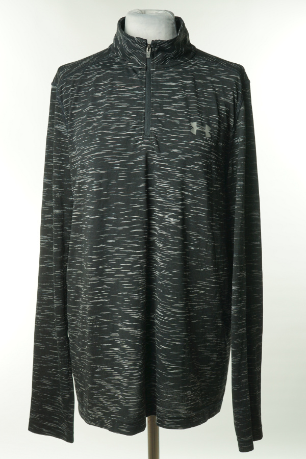 Bluza sportowa czarna melanż Under Armour - UNDER ARMOUR zdjęcie 1