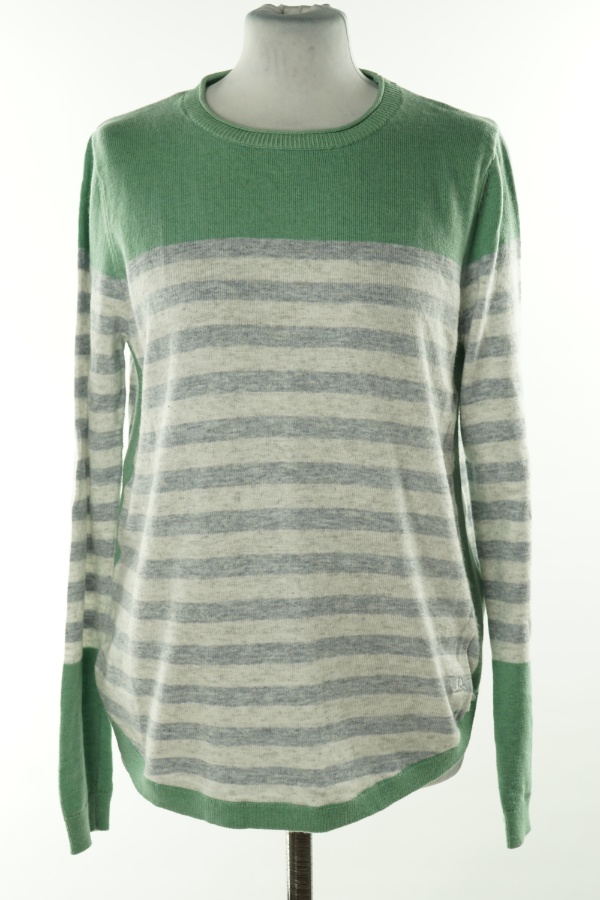 Sweter zielono-szary - MANTARAY zdjęcie 1