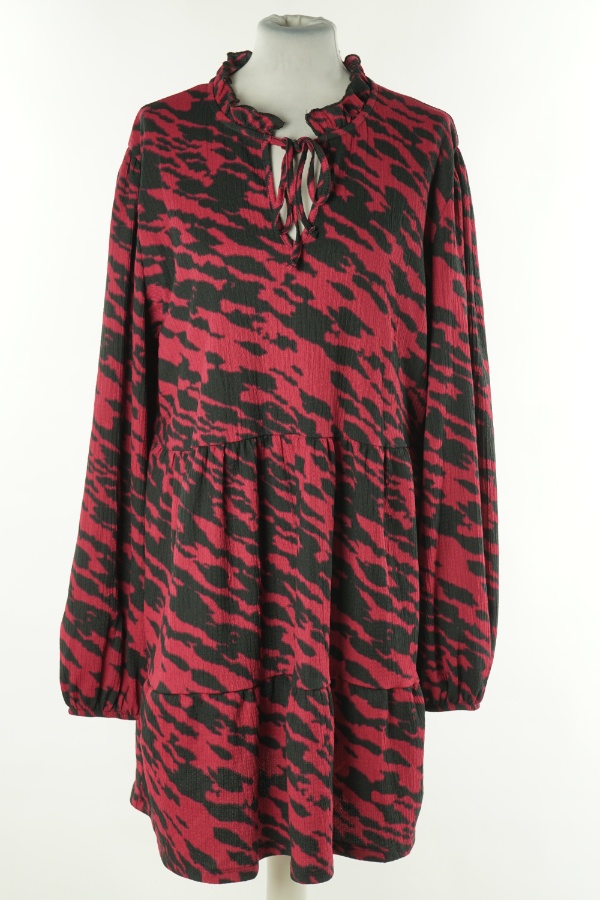 Sukienka bordowo-czarna, NEW LOOK - NEW LOOK zdjęcie 1