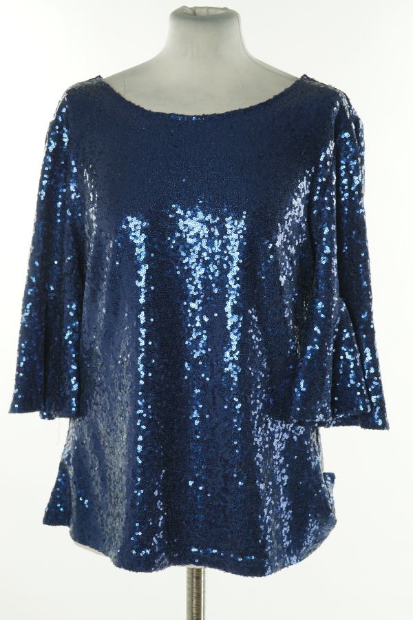 Bluzka niebieska cekinowa - JANE NORMAN zdjęcie 1