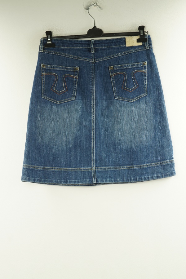 Spódnica granatowa jeansowa - TIME zdjęcie 2