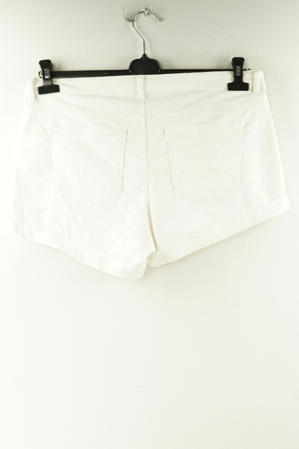 Krótkie spodenki białe jeansowe H&M - H&M zdjęcie 2