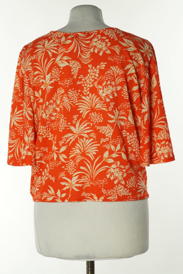 Bluzka czerwona w kwiaty - NEW LOOK zdjęcie 2