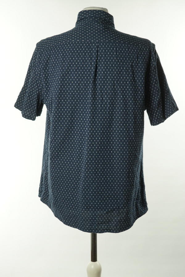 Koszula granatowa w biały wzorek - GEORGE zdjęcie 2