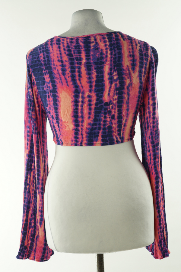 Top wiązany tie dye - BRAK METKI Z NAZWĄ PRODUCENTA zdjęcie 2