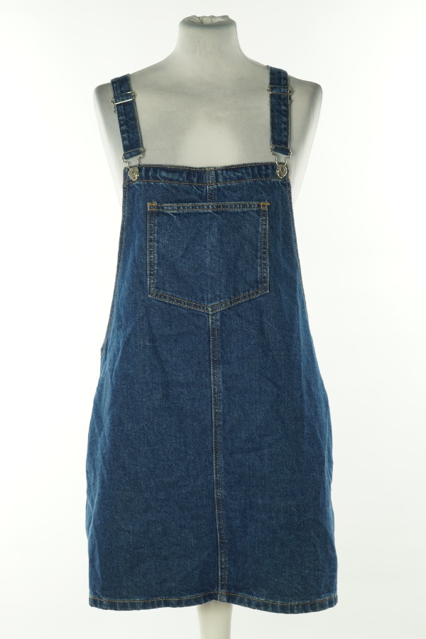 Sukienka ogrodniczka ciemnoniebieska na ramiączkach - TOPSHOP zdjęcie 1