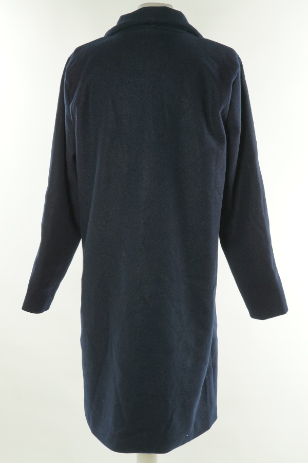 Płaszcz granatowy z nadrukami - BOOHOO zdjęcie 2