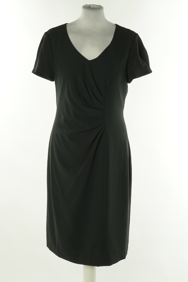 Sukienka czarna z marszczeniem - JOHN LEWIS zdjęcie 1